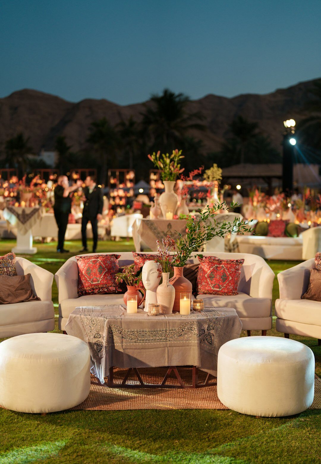 luxury party setup